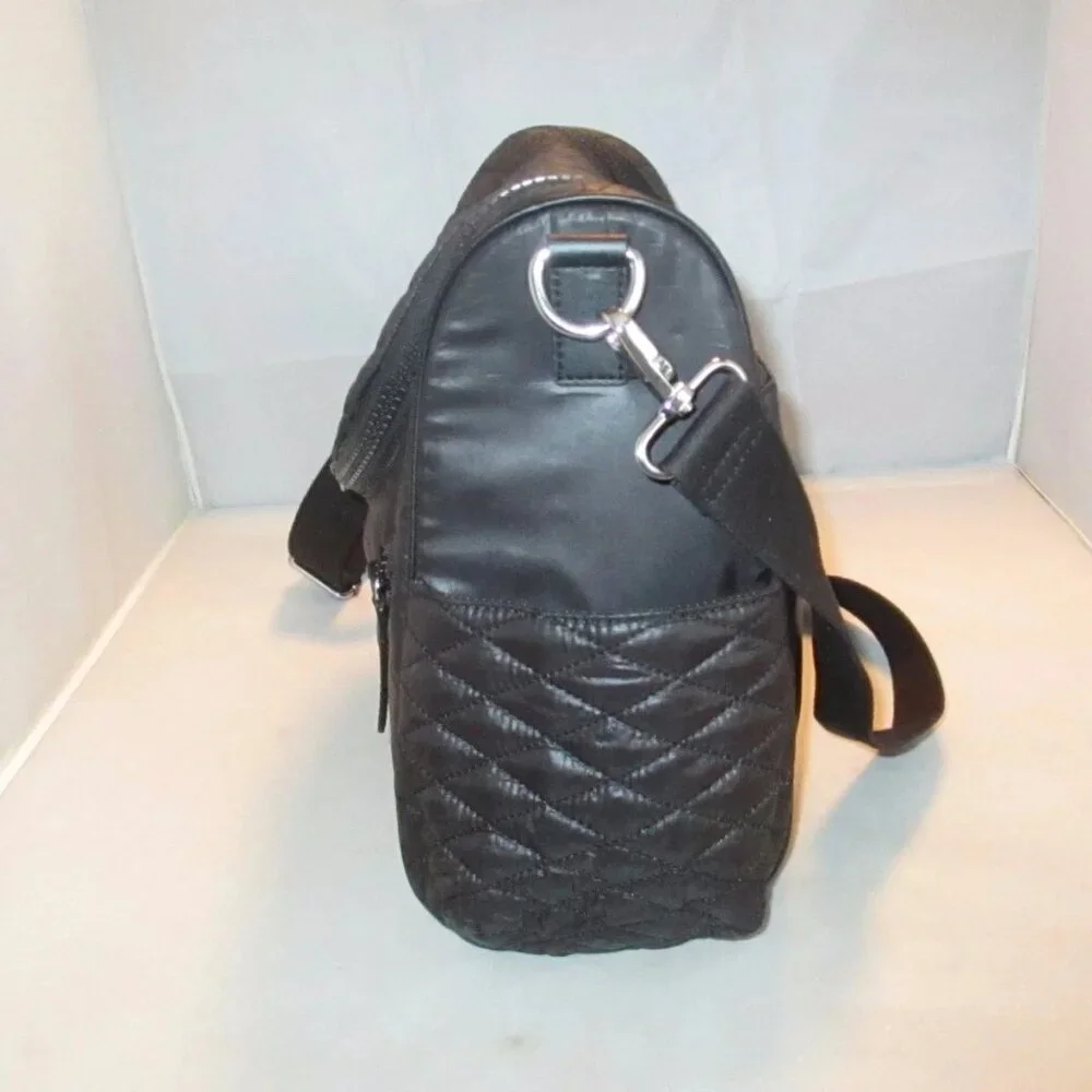 Rebecca Minkoff Jude Quilted Nylon Baby Diaper Bag $295 Black - #2221